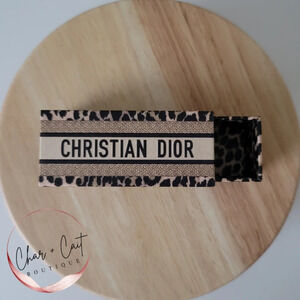 Christian Dior Mitzah Collection Leopard Print Lipstick Case/Holder